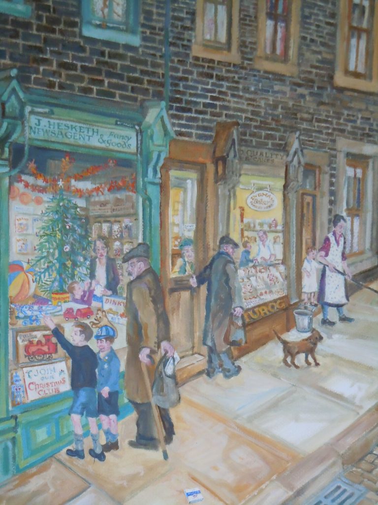 Lancashire street painting William Lonsdale