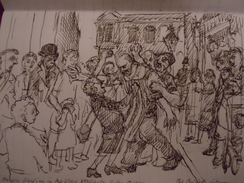 butcher drawing William Lonsdale artist