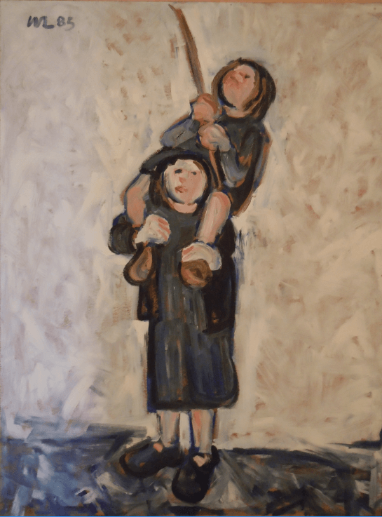 William Lonsdale Artist rope oil painting