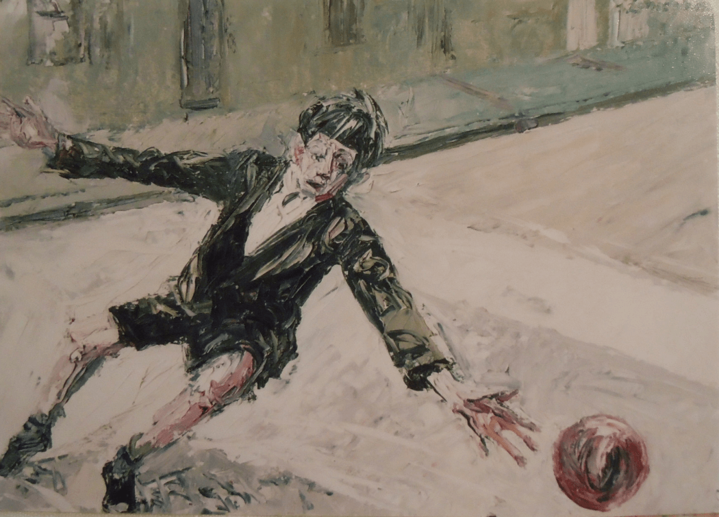 William Lonsdale Artist handball oil painting