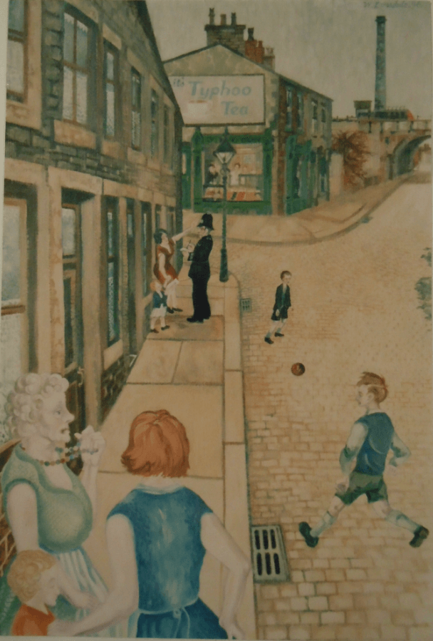 William Lonsdale Artist street oil painting