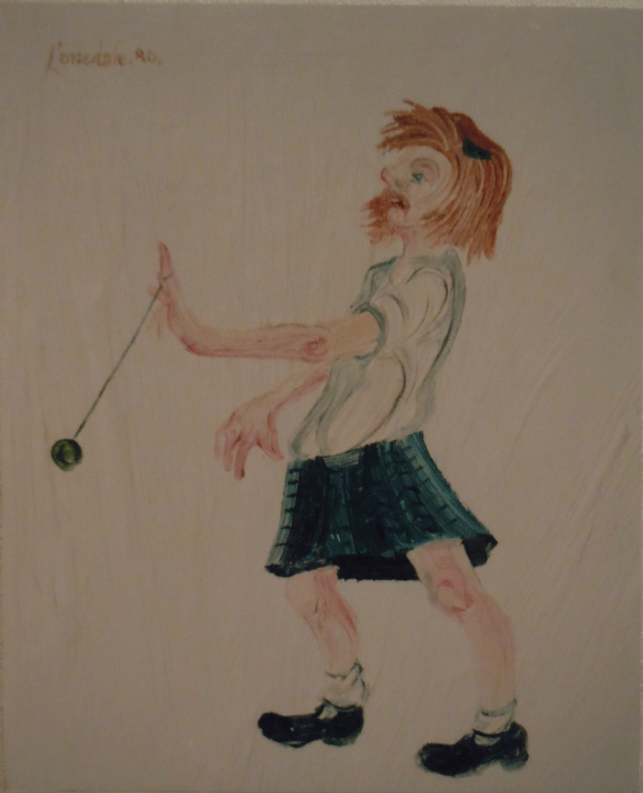 William Lonsdale Artist yo yo oil painting