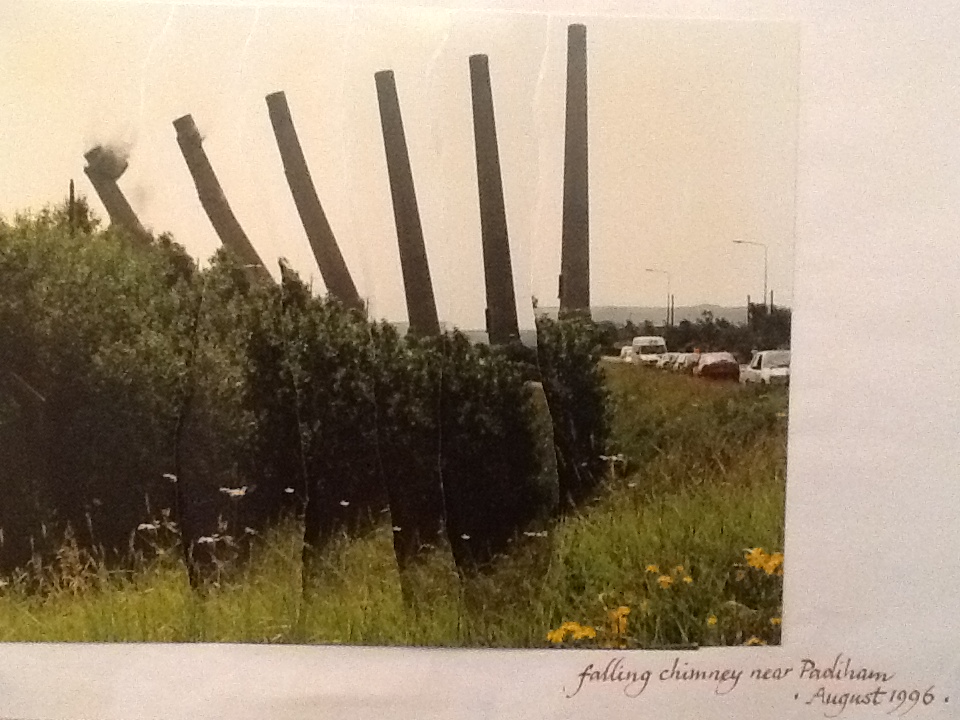 Falling Padiham Chimney 1996