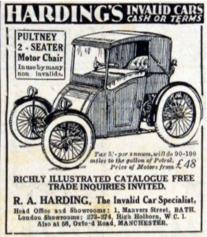 advert for Harding Consort